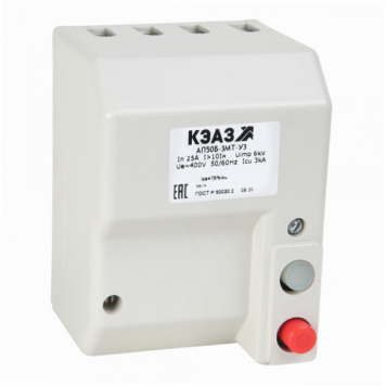 Выключатель автоматический АП50Б-2М3ТД-16А-10Iн-400AC-НР400AC-1П-У3-АЭС-КЭАЗ