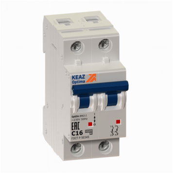 Выключатель автоматический модульный OptiDin BM63-2D25-УХЛ3-РЕГ