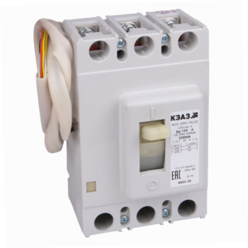 Выключатель автоматический ВА51-35М1-341810-100А-1250-690AC-НР110AC/DC-УХЛ3-КЭАЗ