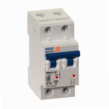 Выключатель автоматический модульный OptiDin BM63-2ND1-ОМ4-РЕГ