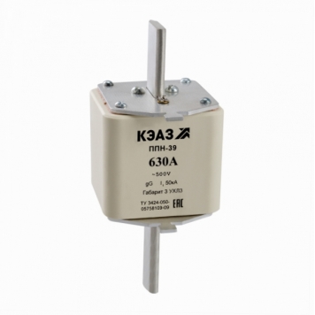 Вставка плавкая ППН-39-X3-3-100А-УХЛ3-КЭАЗ