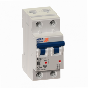 Выключатель автоматический модульный OptiDin BM63-2NZ63-ОМ4-РЕГ