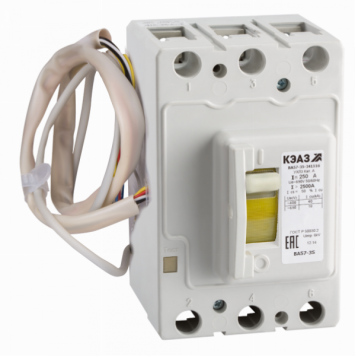 Выключатель автоматический ВА57-35-345416-250А-2500-690AC-РНН24AC-УХЛ3-КЭАЗ