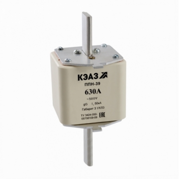 Вставка плавкая ППН-39-X3-3-160А-УХЛ3-КЭАЗ