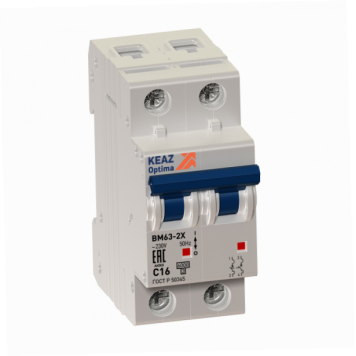 Выключатель автоматический модульный OptiDin BM63-2NB6-ОМ4-РЕГ