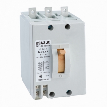 Выключатель автоматический ВА21-29-341116-63А-12Iн-400AC-У3-КЭАЗ