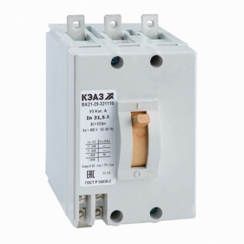 Выключатель автоматический ВА21-29-341810-40А-6Iн-400AC-НР24AC/DC-З/П-У3-АЭС-КЭАЗ