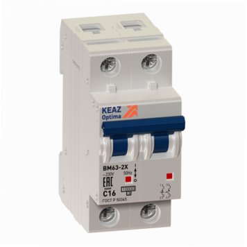 Выключатель автоматический модульный OptiDin BM63-2NC5-УХЛ3 (Новый)