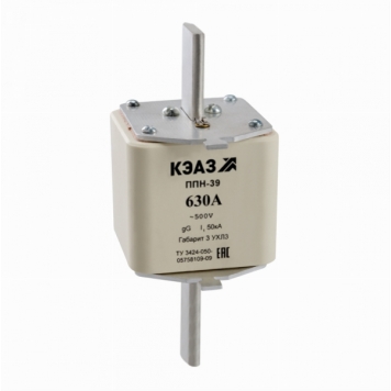 Вставка плавкая ППН-39-X3-3-315А-УХЛ3-КЭАЗ