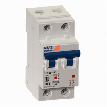 Выключатель автоматический модульный OptiDin BM63-2NK6-10-УХЛ3
