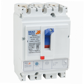 Выключатель автоматический OptiMat D250F-TM080-УХЛ3