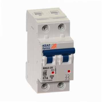 Выключатель автоматический модульный OptiDin BM63-2K32-ОМ4-РЕГ