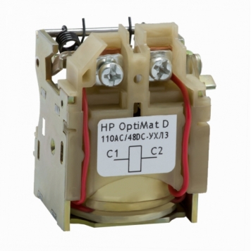 Расцепитель независимый OptiMat D100, D160, D250, D400, D630-110DC/230AC-ОМ4-РЕГ