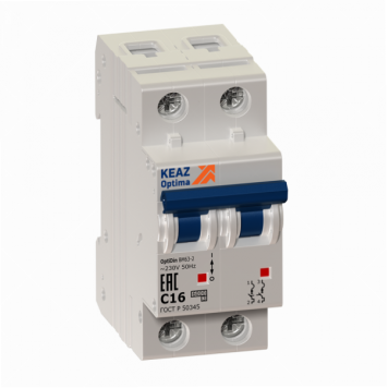 Выключатель автоматический модульный OptiDin BM63-2NB10-УХЛ3-РЕГ