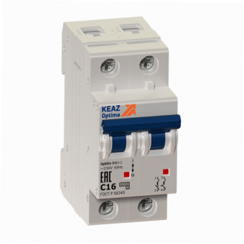 Выключатель автоматический модульный OptiDin BM63-2K5-УХЛ3-РЕГ