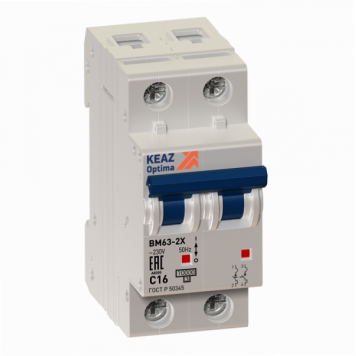 Выключатель автоматический модульный OptiDin BM63-2D20-УХЛ3 (Новый)