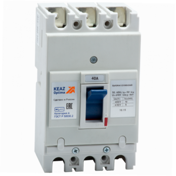 Выключатель автоматический OptiMat E100L040-ОМ4-РЕГ