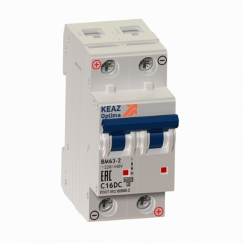 Выключатель автоматический модульный OptiDin BM63-2C13-DC-ОМ4-РЕГ