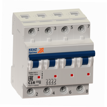 Выключатель автоматический модульный OptiDin BM63-4K40-УХЛ3 (Новый)