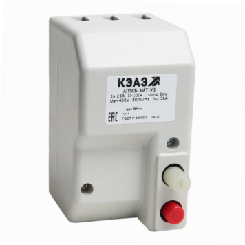 Выключатель автоматический АП50Б-2МТ-25А-10Iн-400AC/220DC-2П-У3-КЭАЗ
