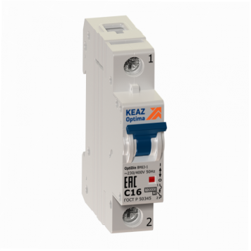 Выключатель автоматический модульный OptiDin BM63-1K2-10-УХЛ3