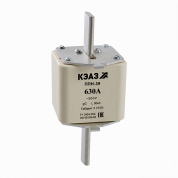 Вставка плавкая ППН-39-X3-3-200А-УХЛ3-КЭАЗ