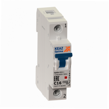 Выключатель автоматический модульный OptiDin BM63-1K2-DC-УХЛ3 (Новый)