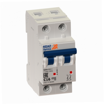 Выключатель автоматический модульный OptiDin BM63-2K3-УХЛ3-РЕГ