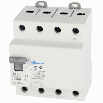 УЗО-100Про, 4P, 80A, Idn-300mA, тип AC
