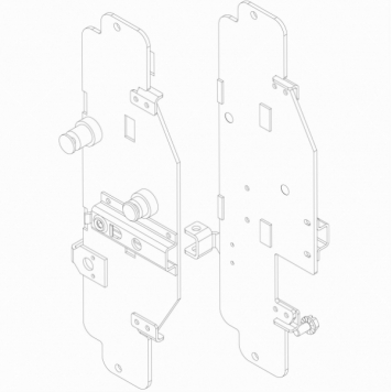 Подвижная часть шасси для выдвижного ВА50-39Про, устанавливается на выключателе