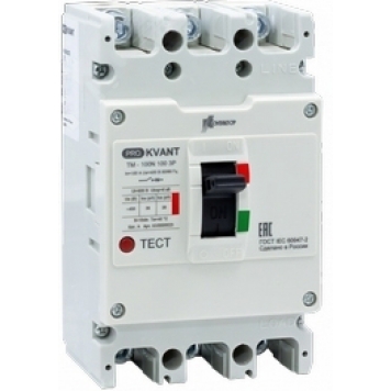 Авт. выкл. PRO.KVANT TM-100N 3P 100A 35kA