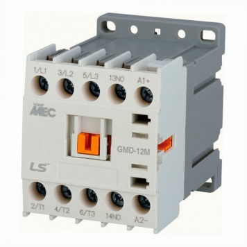 Контактор GMD-6M 2.2kW 6A 3Р DC12V 3W 1a