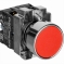 Кнопка управления NP2-BA45 без подсветки красная, 1НО+1НЗ, IP40 (R)