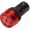 Сигнализатор звуковой ND16-22L Φ22 мм красный AC/DC24В (R)