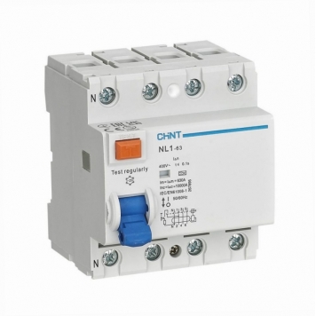 ВДТ (УЗО) NL1-63 4P 25А 30мА 10кА тип A (DB) (R)