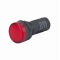 Индикатор ND16-22D/4C красный, встр. конденсатор, IP65 АС230В (R)