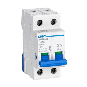 Выключатель нагрузки NH4 2P 100A (R)(CHINT)