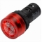 Сигнализатор звуковой ND16-22L Φ22 мм красный АС220В (R)