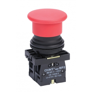 Кнопка управления NP2-BW3365 1НО+1НЗ зеленая AC/DC230В(LED) IP40