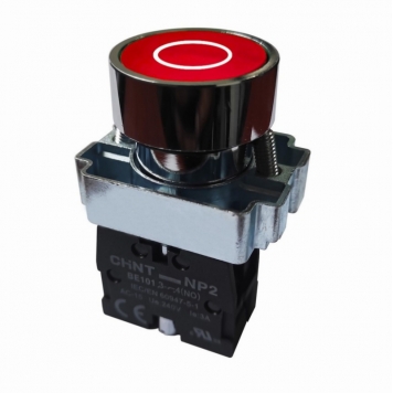 Кнопка управления NP2-BA4322 маркировкой, 1НЗ, IP40 (R)