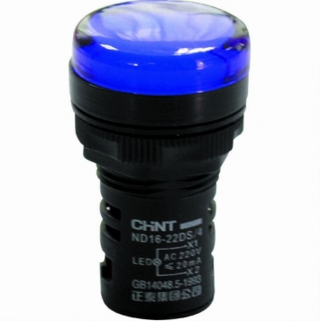 Индикатор ND16-22DS/4 синий АС380В (R)