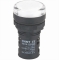 Индикатор ND16-22DS/4C белый, компактный, встр. конденсатор, IP65 АС230В (R)