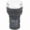 Индикатор ND16-22DS/4C белый, компактный, встр. конденсатор, IP65 АС110В (R)