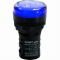 Индикатор ND16-22DS/4C синий, компактный, встр. конденсатор, IP65 АС230В (R)