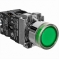 Кнопка управления NP2-BW3365 плоская, зеленая, 1НО+1НЗ, AC/DC230В (LED), IP40 (R)