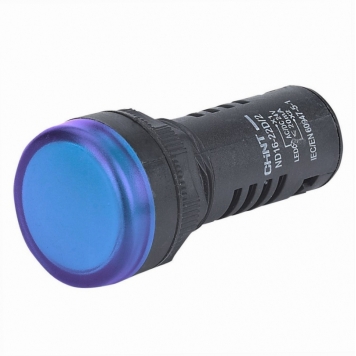 Индикатор помехозащищенный ND16-22D/4K2 синий АС 230В (R)