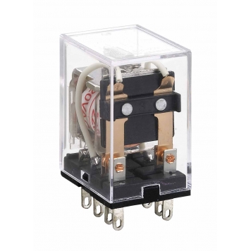 Промежуточное реле JZX-22F(D) 4 конт. с инд. LED 3А 24В DC