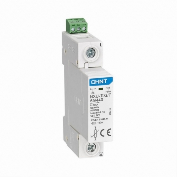 Ограничитель имп. перенапр. NXU-IIG/F 1P In=25kA Uc=440B Im=65kA (R)(CHINT)