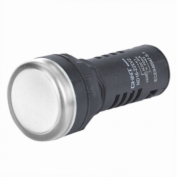 Индикатор ND16-22D/2 белый AC/DC230В (R)(CHINT)