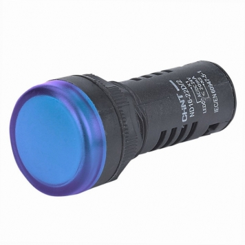 Индикатор ND16-22D/2 синий AC/DC220В (R)